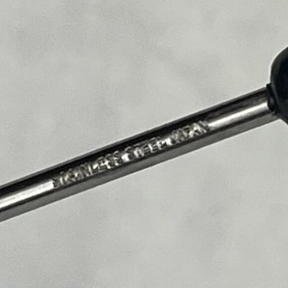 12 Hankyu No. 155 Stainless Steel Cocktail Forks Black Handle 10.75" Japan Boxed - Picture 4 of 7